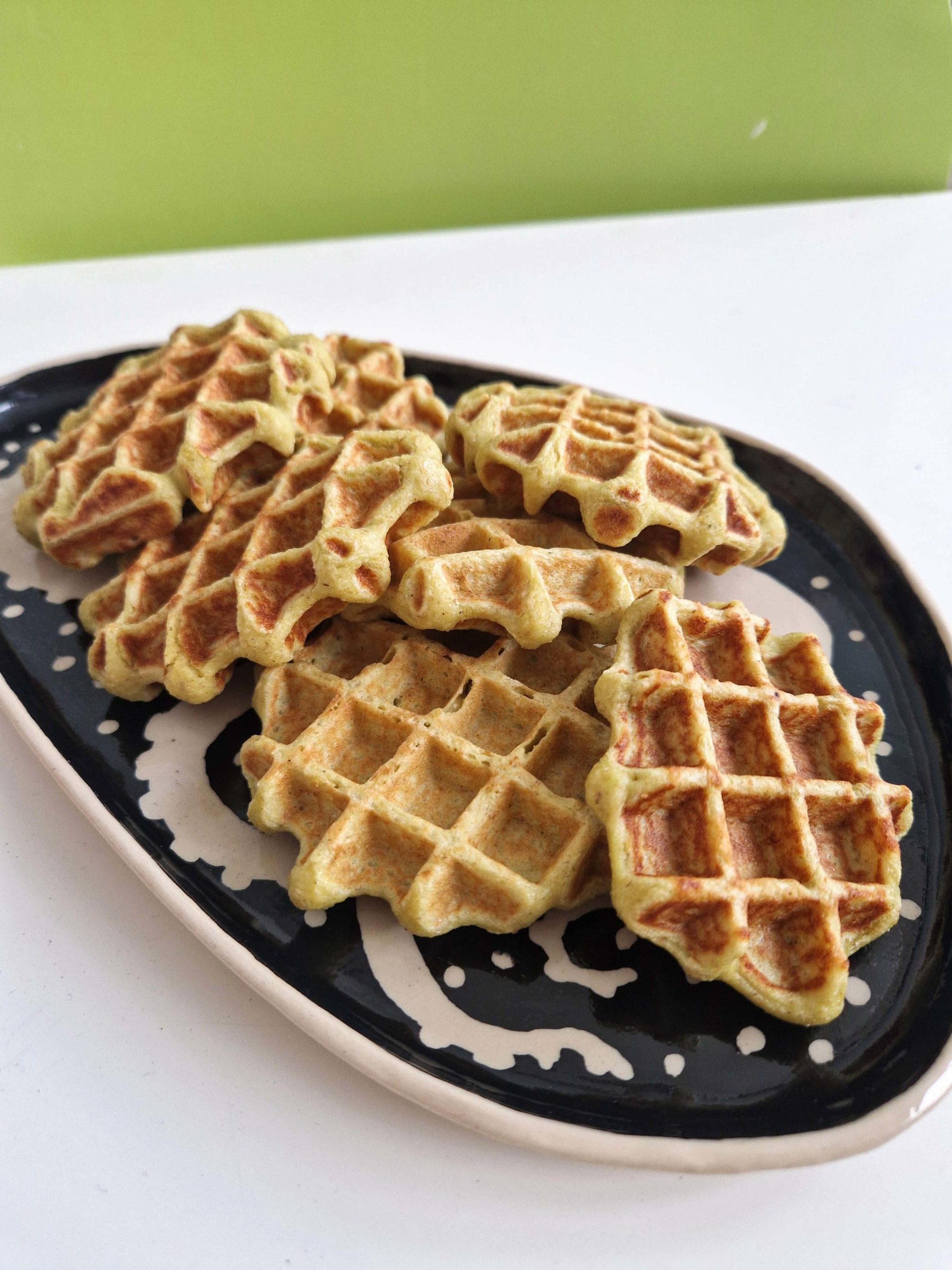 Gaufre à l’avoine et courgettes